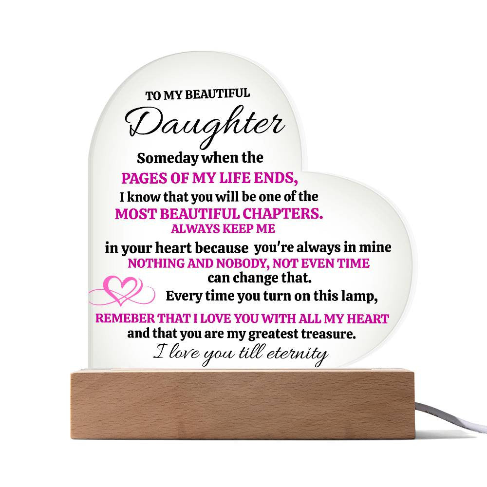 Acrylic Daughter Plaque