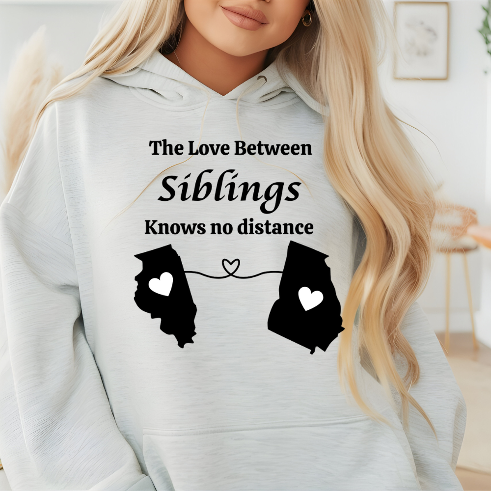 Love Between Siblings Unisex Heavy Blend™ Hooded Sweatshirt
