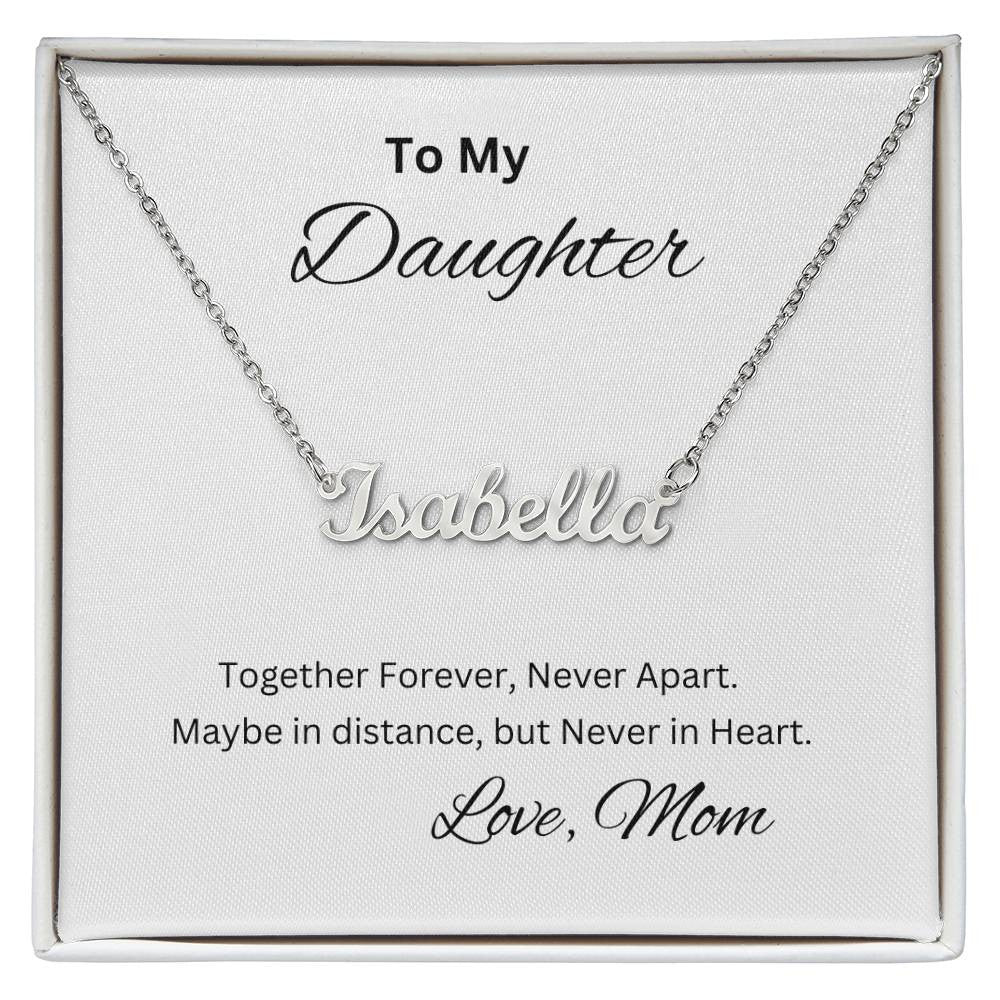 Daughters Custom Name Necklace (With MC)