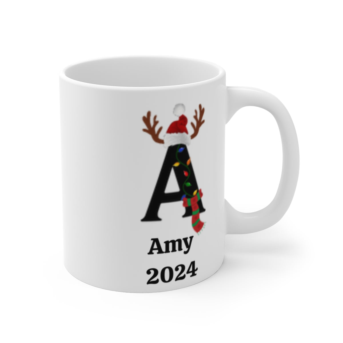 2024 Double sided Personalized Christmas Mug 11oz