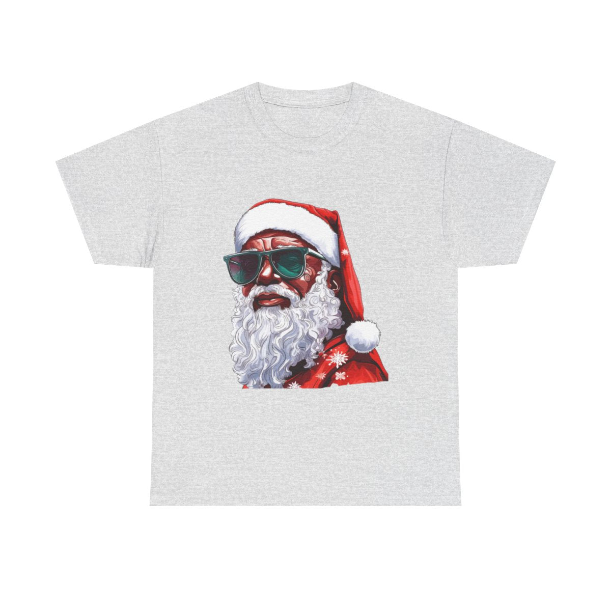 African American Santa Unisex Heavy Cotton Tee