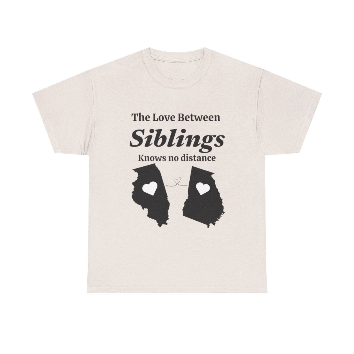 Love Between Distance Unisex Heavy Cotton Tee