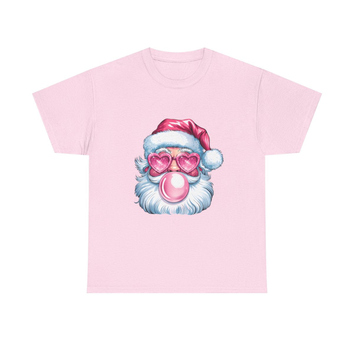 Pink Santa Unisex Heavy Cotton Tee