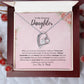 To My Amazing Daughter - Forever Love Necklace